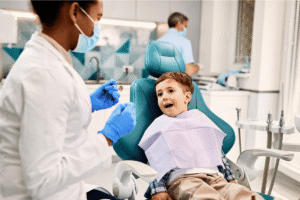 Child-friendly pediatric dentistry clinic in Abu Dhabi with play area and welcoming environment