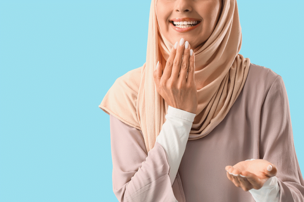 Dry mouth during fasting and dental hygiene routine