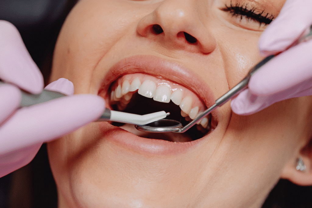 Professional dental cleaning for gum health